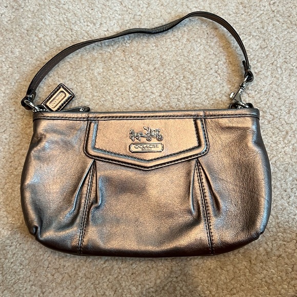 Coach Wristlet, Metallic - Picture 1 of 4